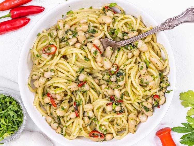 White Bean Aglio Olio