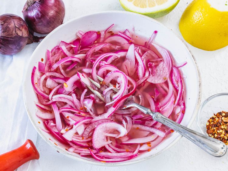 Quick Pickled Red Onions