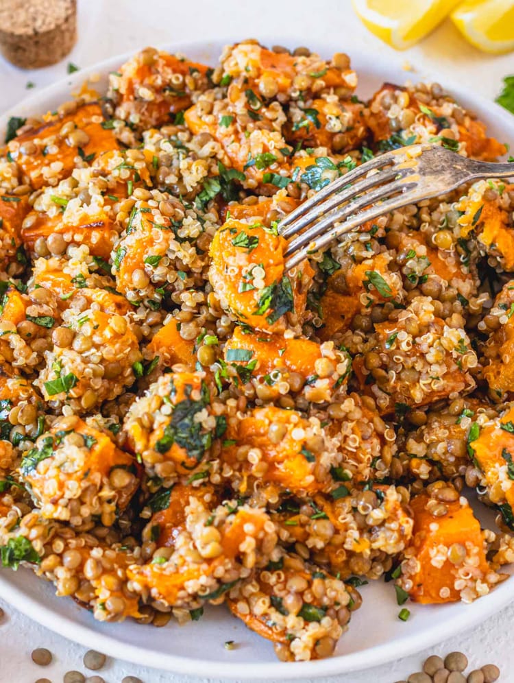 Lentil Couscous Salad