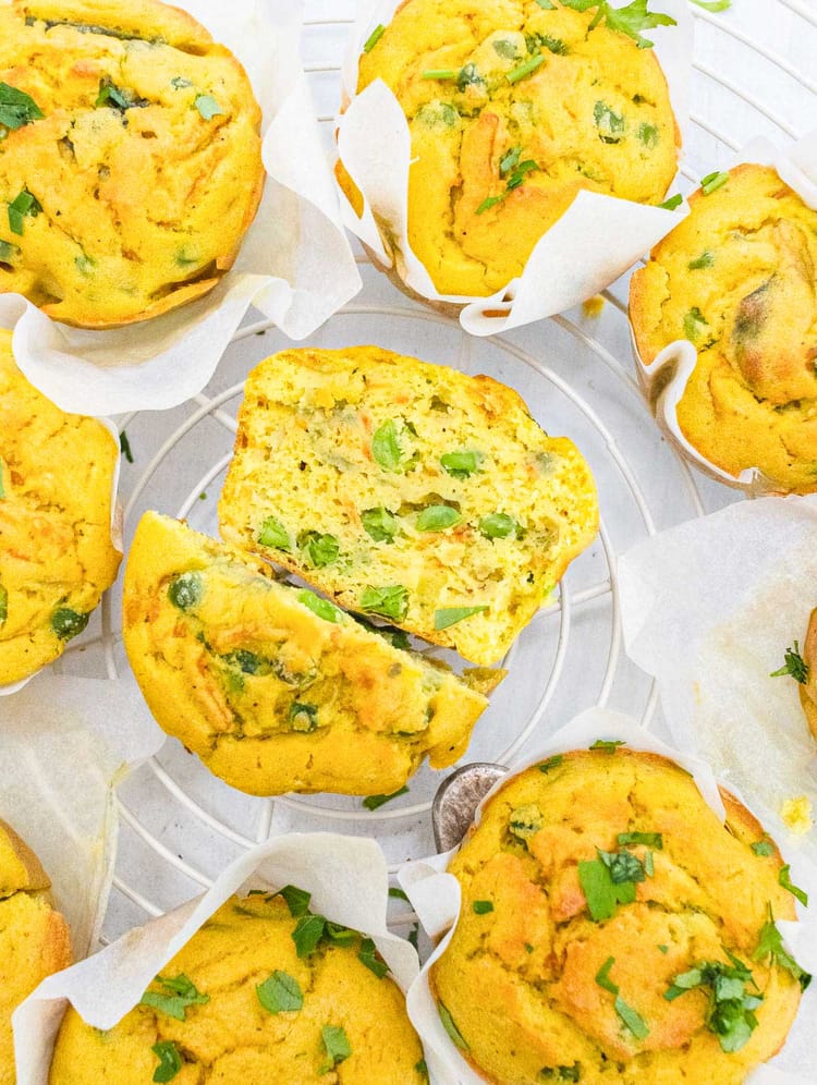 Chickpea Frittata Muffins