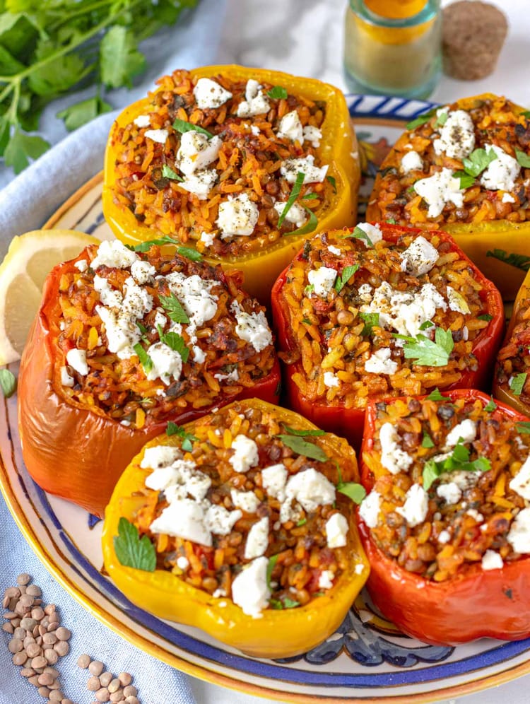 Mediterranean Stuffed Peppers