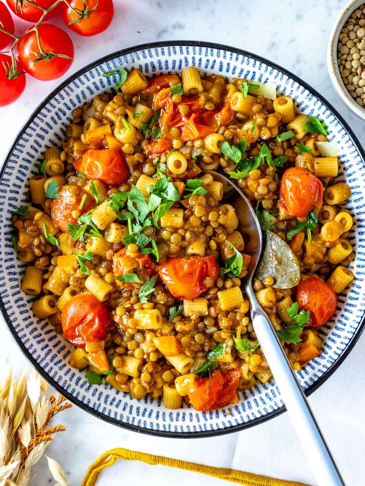 Easy Lentil Pasta