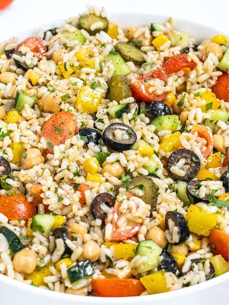 Meal-prep Rice Salad