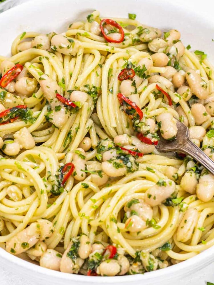 White Bean Aglio e Olio