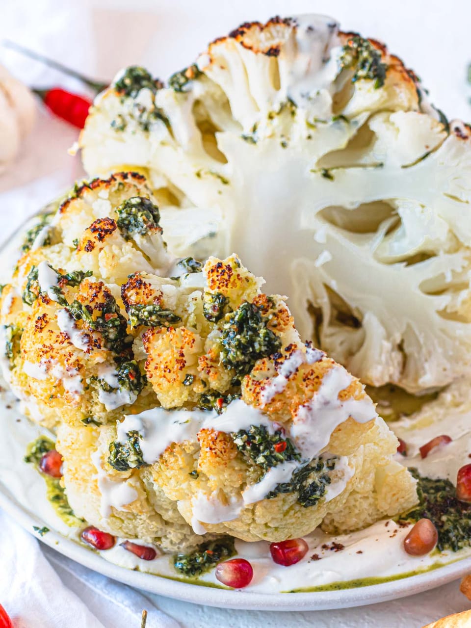 Whole Roasted Cauliflower