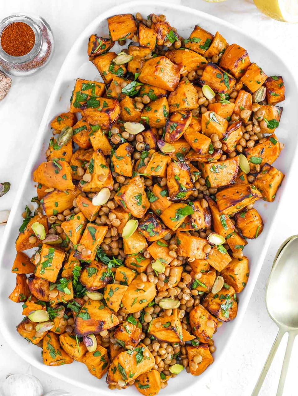 Sweet Potato Lentil Salad