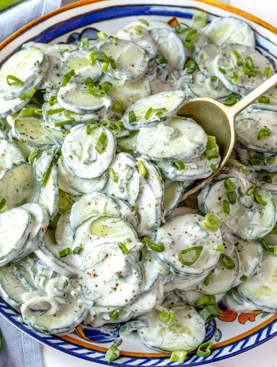 Creamy Cucumber Salad