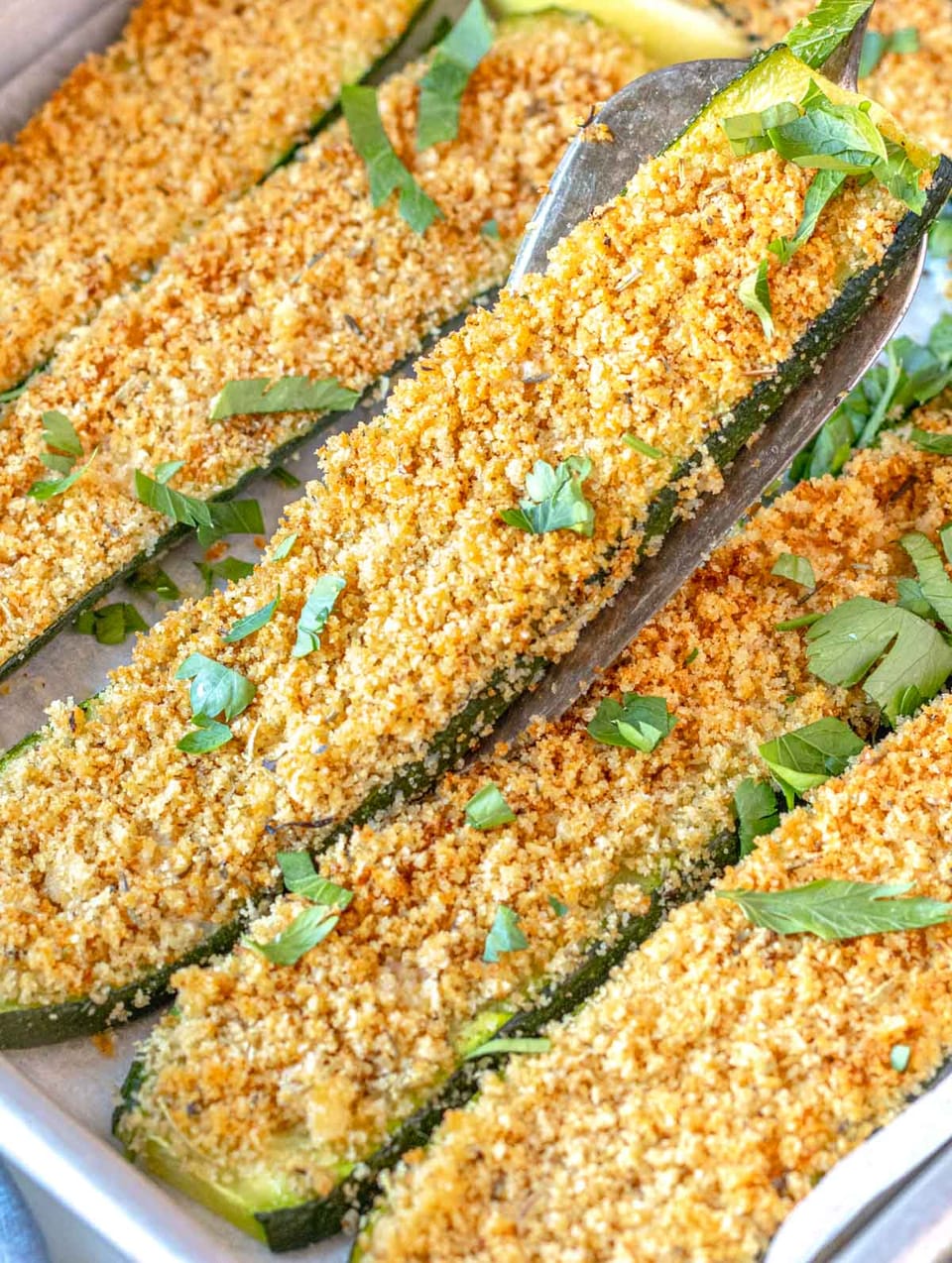 Italian Roasted Zucchini